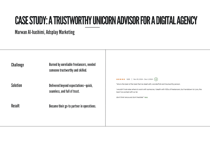 Cover image for Operations Advisor for a Digital Marketing & Advertising Agency