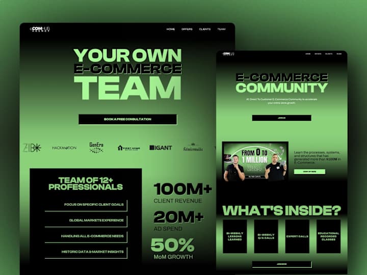 Cover image for Strategic website Re-Design with Framer