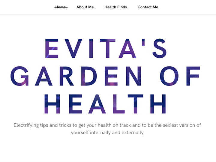 Cover image for Evita’s Garden of Health 