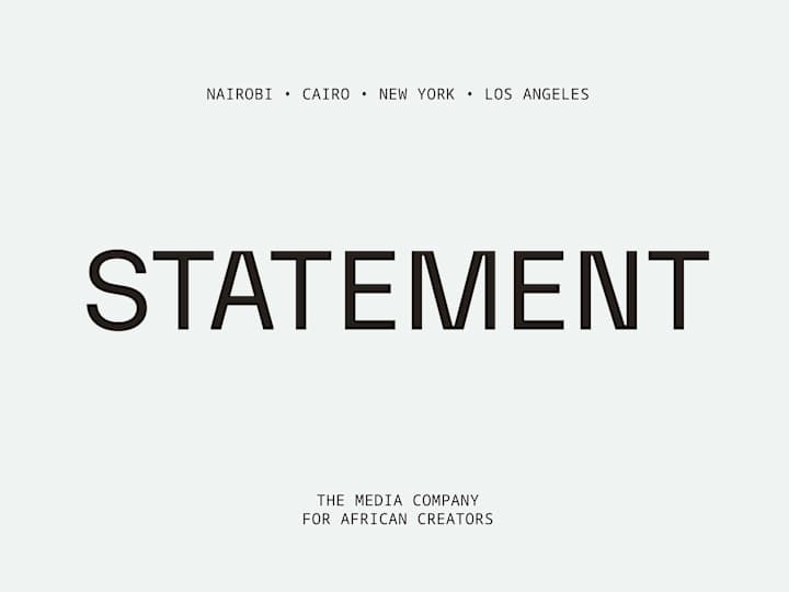 Cover image for STATEMENT