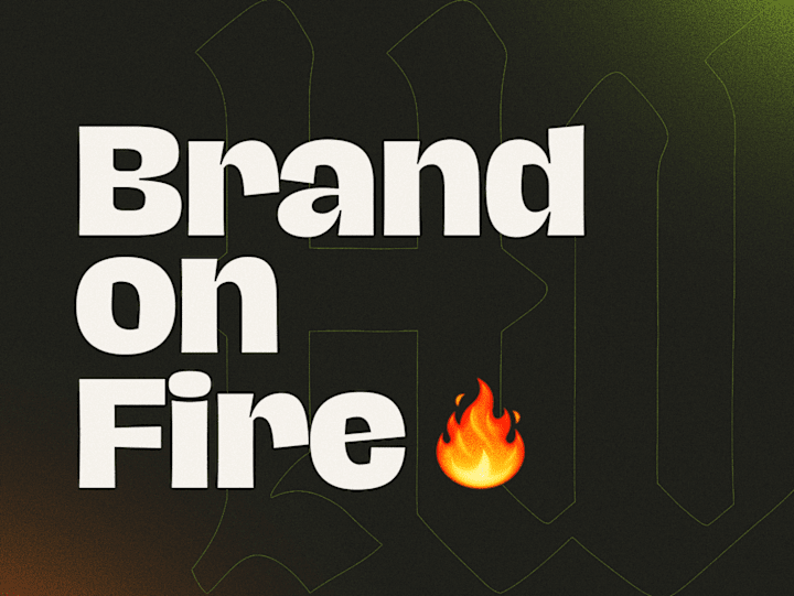 Cover image for Brand On Fire 🔥 (design sprint)