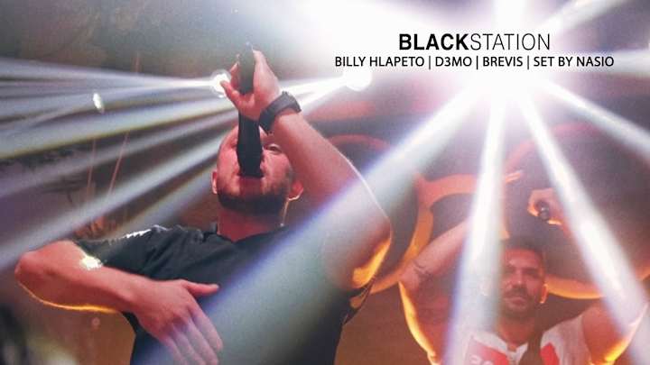 Cover image for Black Station: BILLY HLAPETO, D3MO & BREVIS | Hacienda Beach Af…