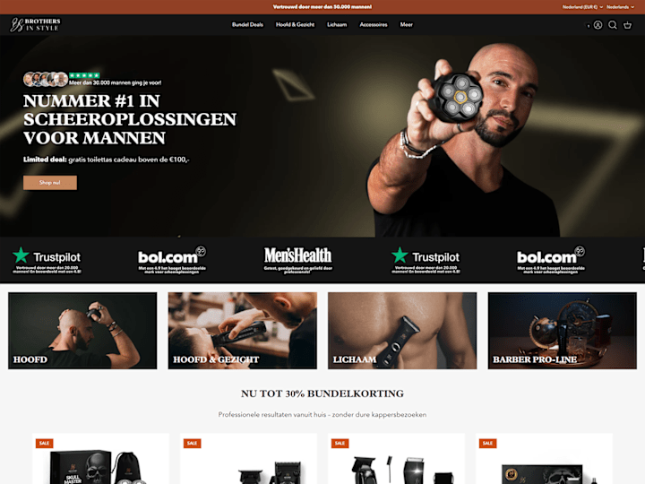 Cover image for Brothers in Style – Custom PDP | Figma to Shopify Build