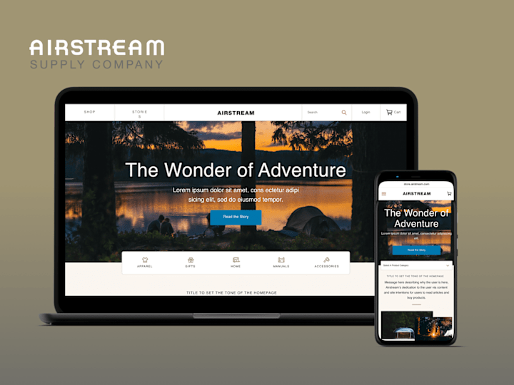 Cover image for Airstream editorial Ecommerce | Rain Lieberman