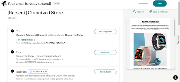 Cover image for I will create high-converting Email marketing Template