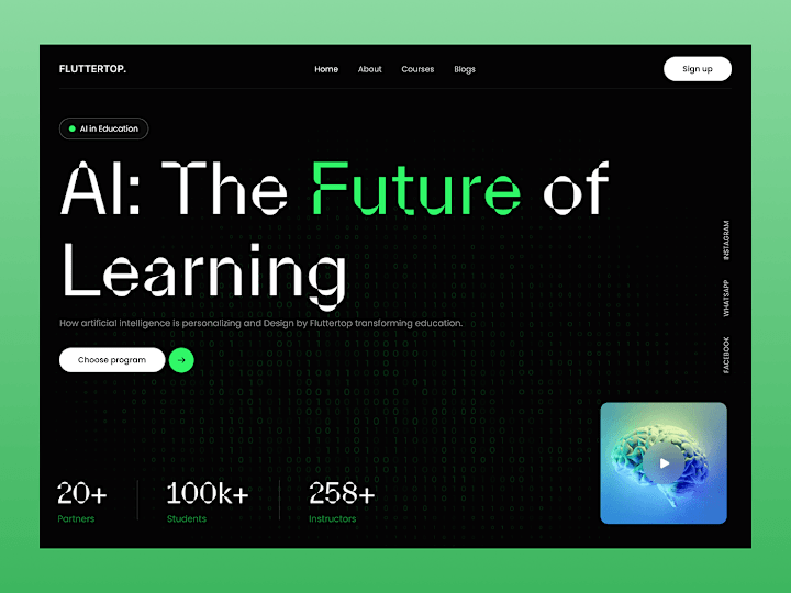 Cover image for AI Website Design for Education