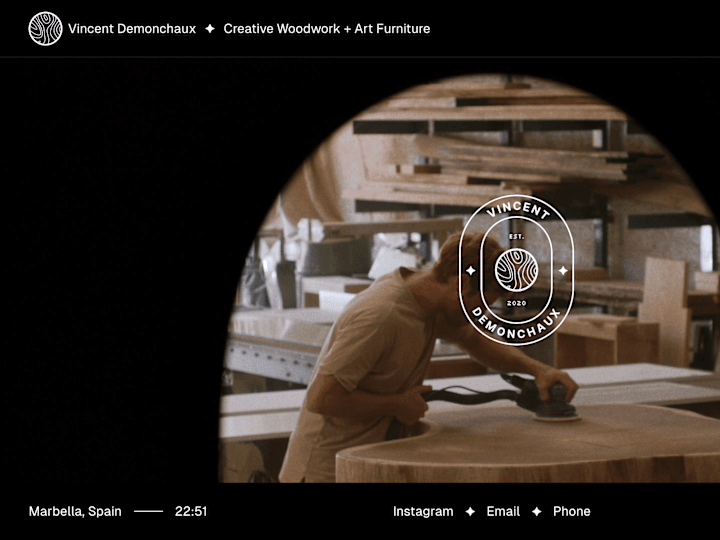 Cover image for Vincent Demonchaux — Creative Woodworking