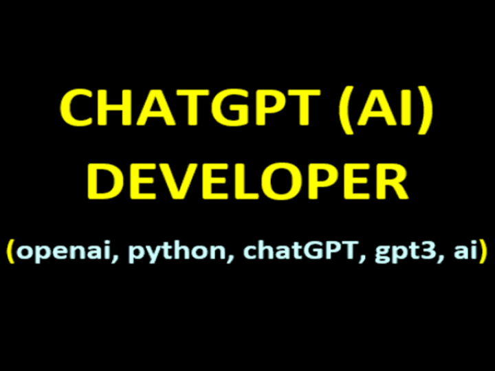 Cover image for I will develop ai chatbot with chatgpt llm openai langchain