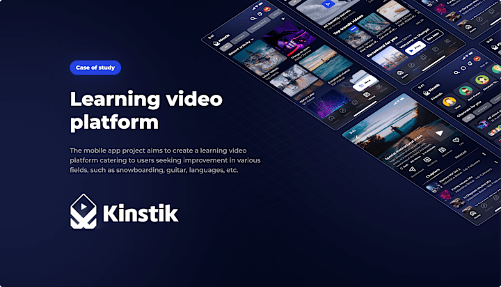 Cover image for Video Learning App Kinstik - Case of Study