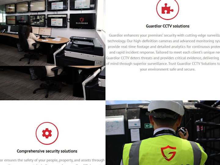 Cover image for Guardior - Security Management Wesbite