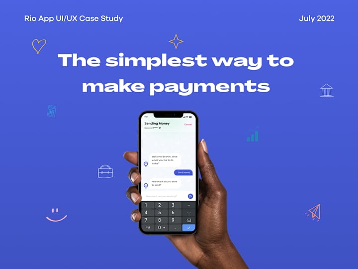 Cover image for Rio Financial Assistant App UI UX Case Study