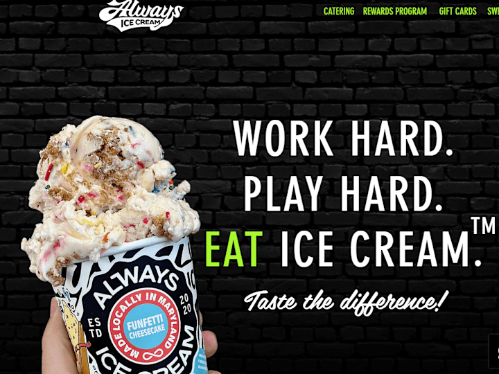 Cover image for Ice Cream Website