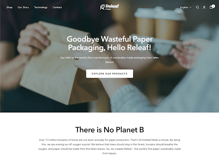 Cover image for Sustainable & ECO-Friendly Bags, Releaf Paper & Bag from Fallen…