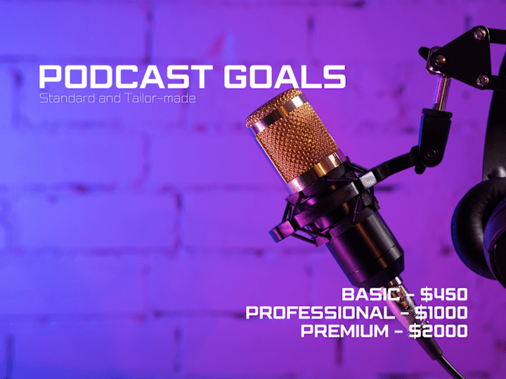 Cover image for Podcast Goals - Standard and Tailor-made