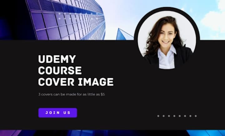 Cover image for I will design top udemy course cover image