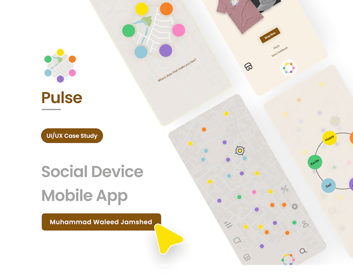 Cover image for Pulse – UI/UX Case Study of a Social App Designed in Figma