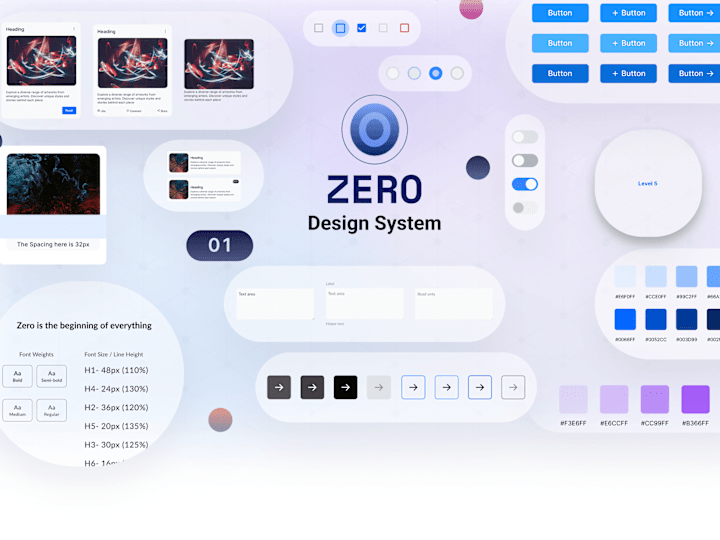 Cover image for Zero - Comprehensive Design System 