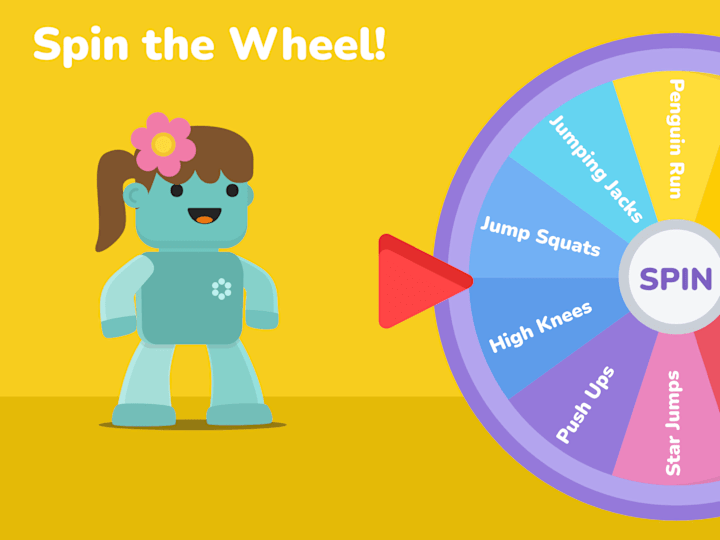 Cover image for Interactive Spin the Wheel Workout