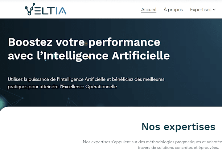 Cover image for AI & Operational Excellence Landing Page Design