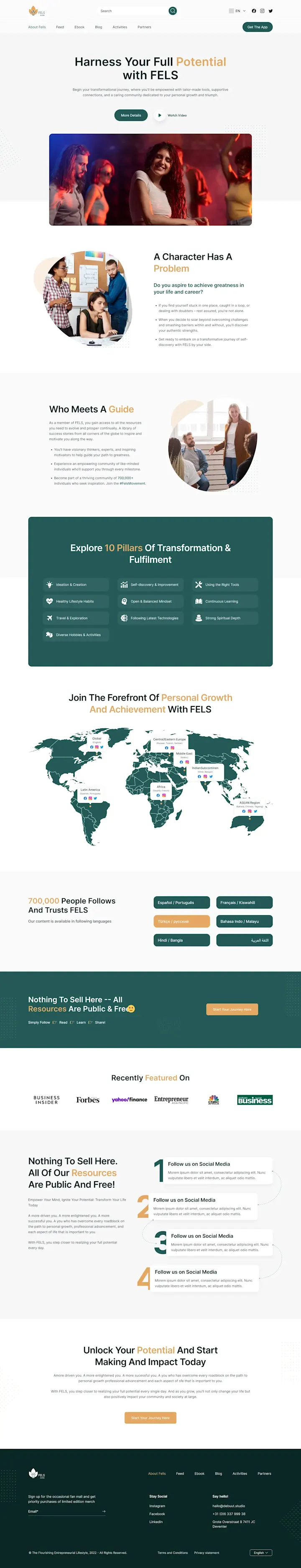 Cover image for Unleashing Potential: A Modern Website Design for FELS