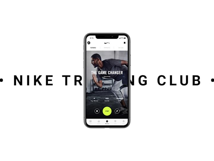 Cover image for Mobile app design for Nike Training Club