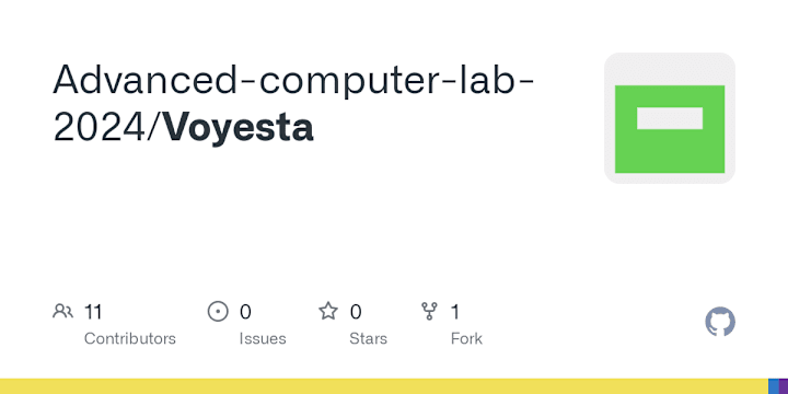 Cover image for GitHub - Advanced-computer-lab-2024/Voyesta
