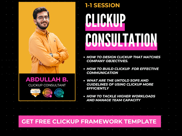 Cover image for 👨‍🏫 ClickUp Consultation Call (90 minutes)