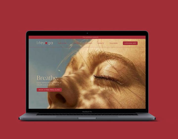 Cover image for Lifeyoga | Website Design :: Behance