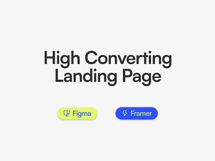 Cover image for High Converting Landing Page 