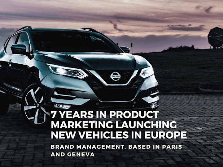 Cover image for Brand strategy and product marketing for Nissan