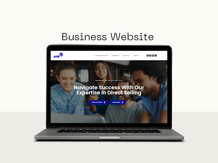 Cover image for Business Consulting Website Design