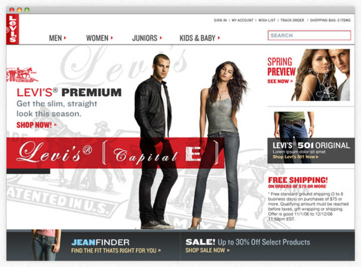 Cover image for Levi’s Store Online