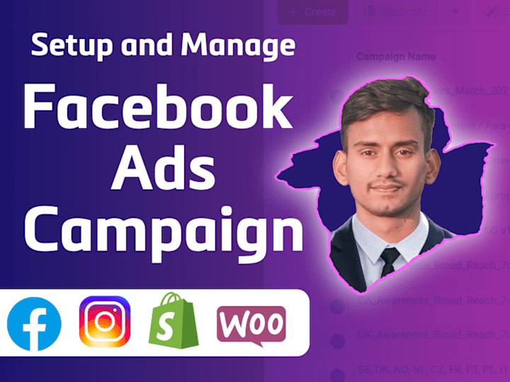 Cover image for I will set up facebook and instagram ads for leads and sales