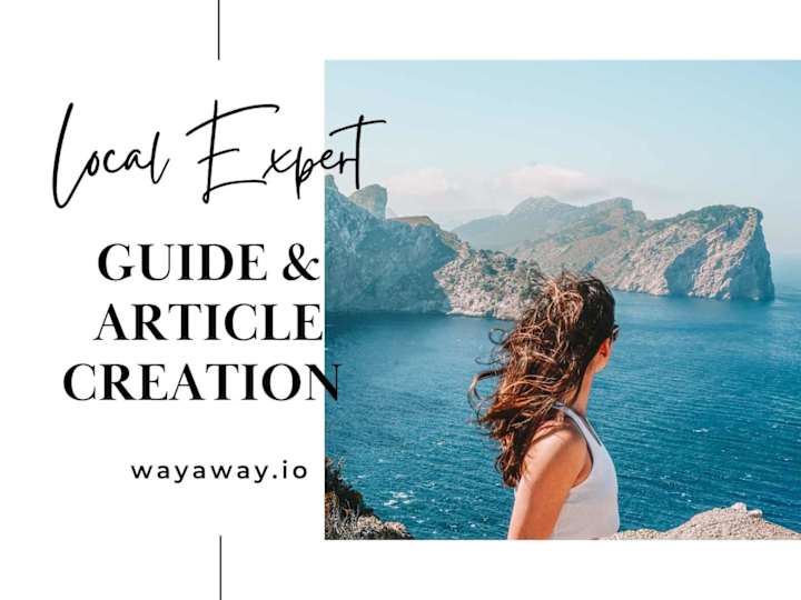 Cover image for Local Expert Guide & Article creation for wayaway.io