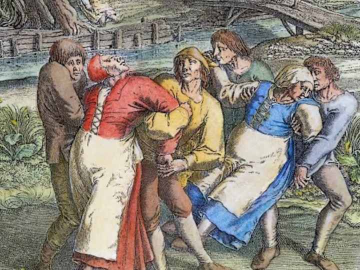 Cover image for The Dancing Plague of 1518: A Mysterious Medieval Epidemic