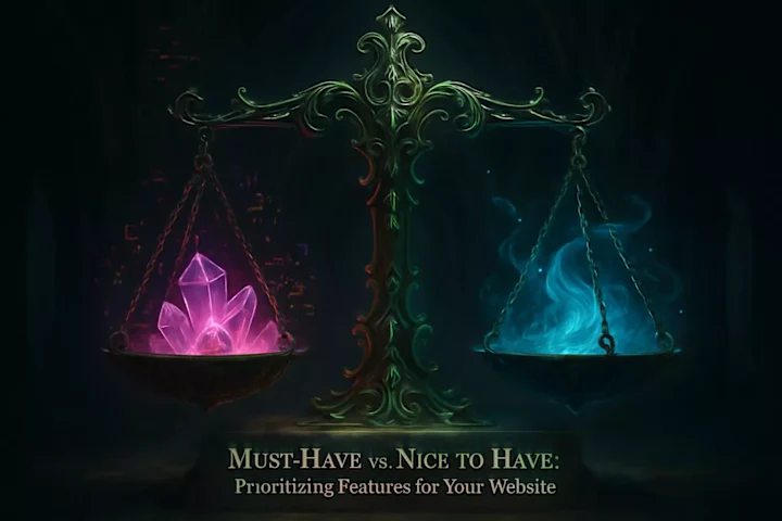 Cover image for Must-Have vs. Nice-to-Have: Prioritizing Features for Your Website