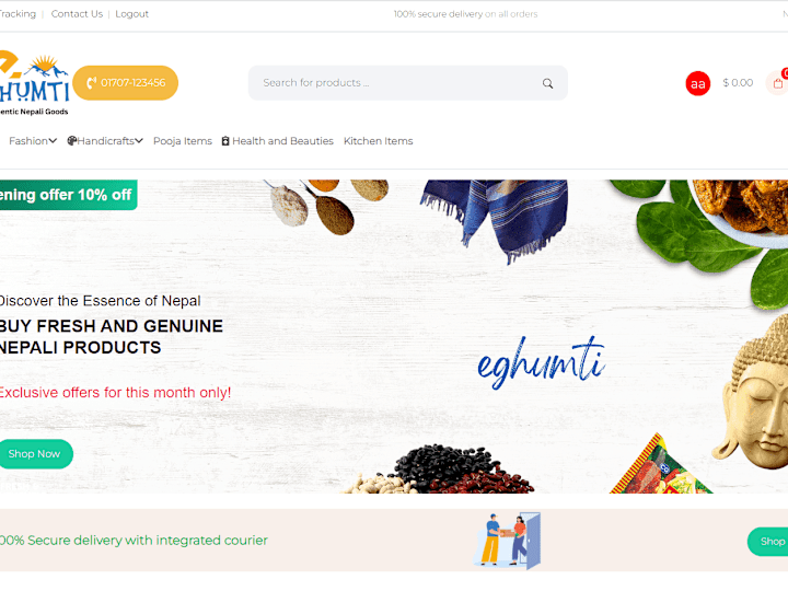 Cover image for Ecommerce Online Store | Eghumti