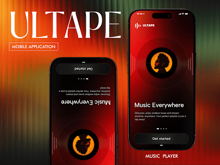 Cover image for Ultape | Mobile App Design for a Music Streaming Experience