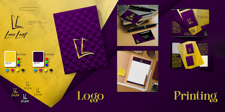 Cover image for Notebook Brand Logo and Print Design :: Behance