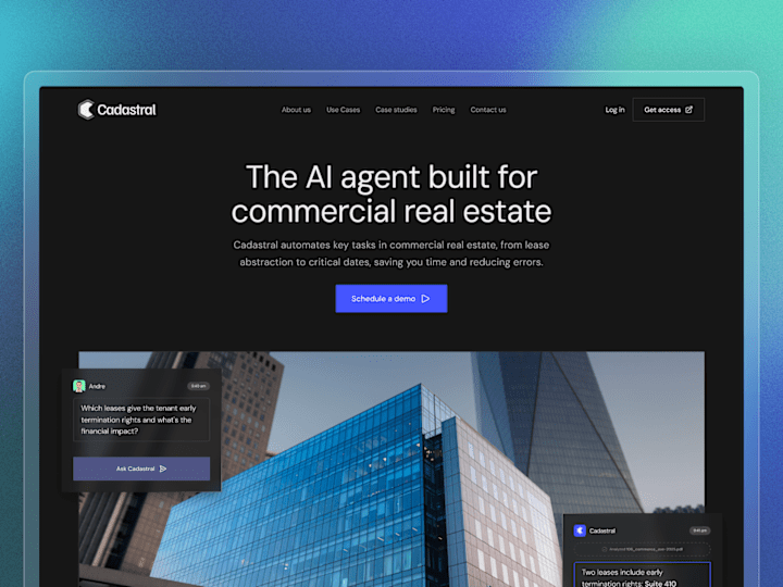 Cover image for Cadastral Rebrand and Website Overhaul