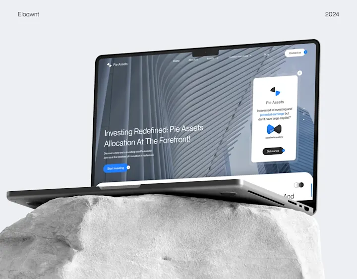 Cover image for Pie Assets - Real Estate Investments Website | Branding