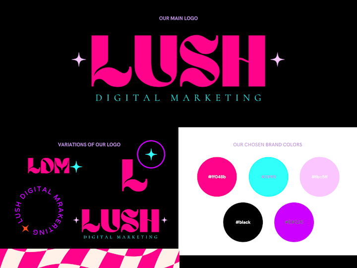 Cover image for Lush Digital Marketing Branding