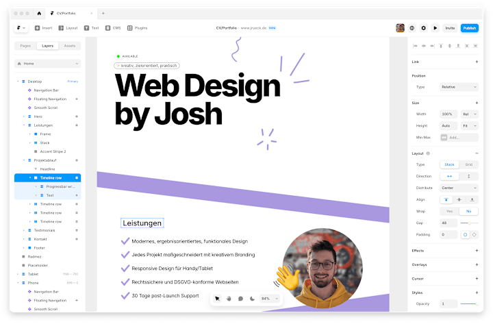 Cover image for ✨Framer Website Development