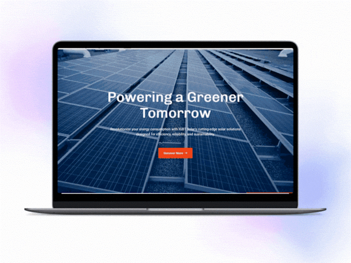 Cover image for IGBT Solar Website Design