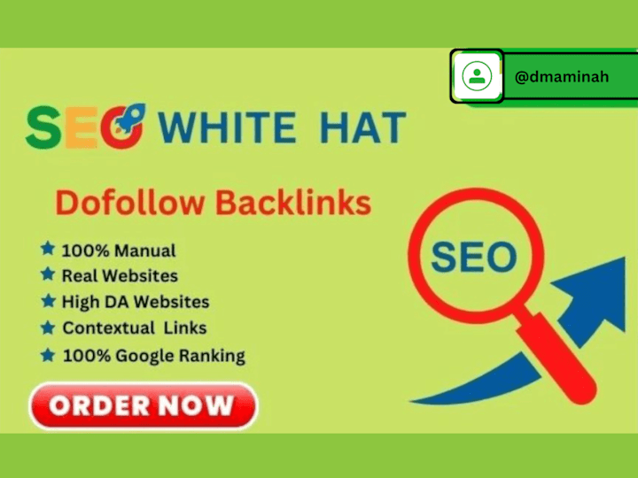 Cover image for I will SEO backlinks service for Google ranking on high DA, PA