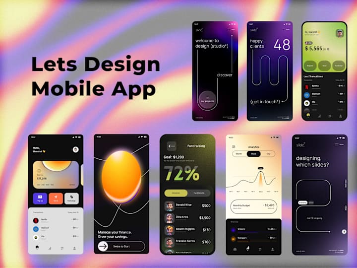 Cover image for Mobile App UI/UX Design