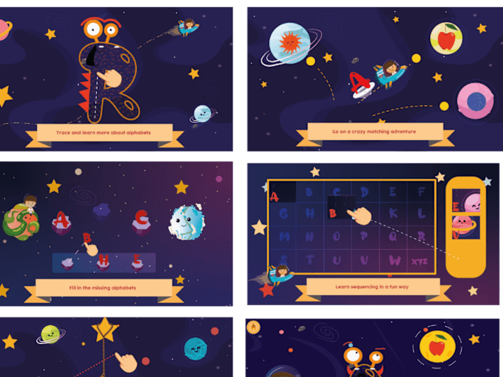 Cover image for "ABC Space Ride" - Educative Kids Game Design 