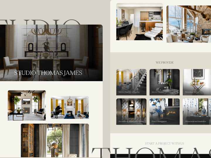 Cover image for Website Redesign for A Interior Design Firm