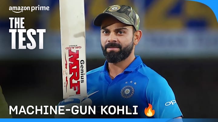 Cover image for The Run Machine Virat Kohli  👑 | The Test | Prime Video India …