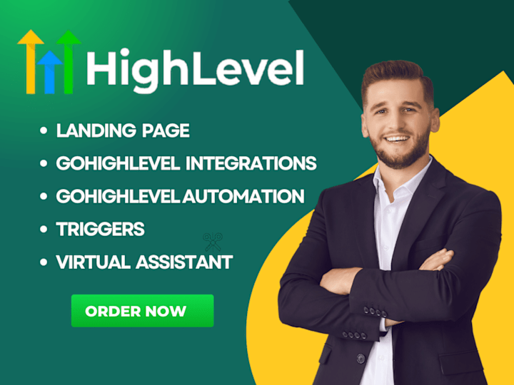 Cover image for Gohighlevel landing page expert, sales funnel and Automation
